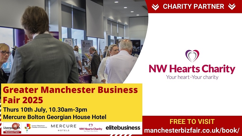 Greater Manchester Business Fair Charity Partners NW Hearts Charity